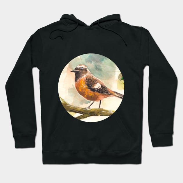 bird Illustration Hoodie by duygutopcu